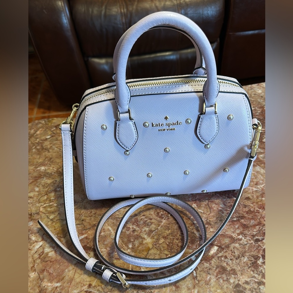 Kate Spade lilac  Handbag and Cardholder Set - Picture 7 of 17